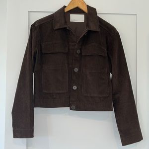 brown corduroy jacket